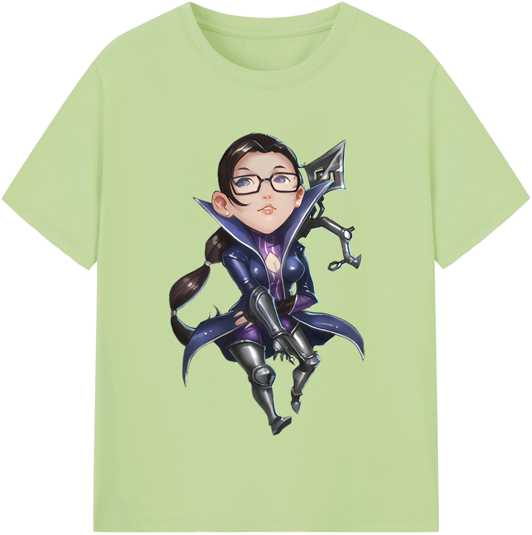 リーグ・オブ・レジェンド League of Legends LOL 綿100％半袖Tシャツ（フロントプリント）